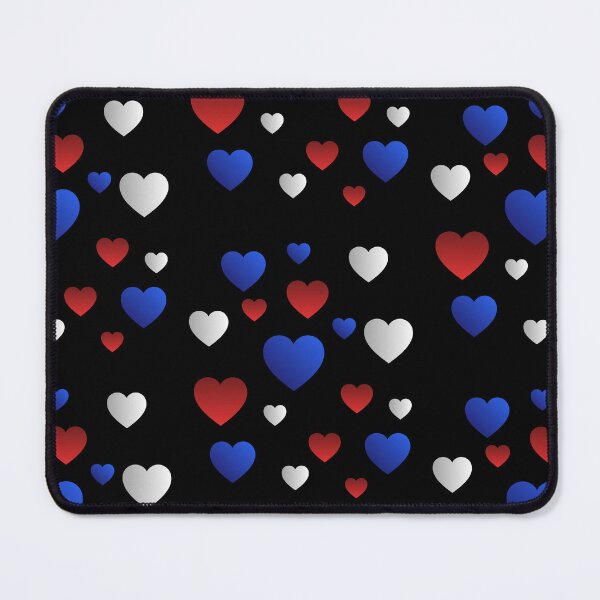 Item preview, Red white and blue hearts designed and sold by Minimalismat.