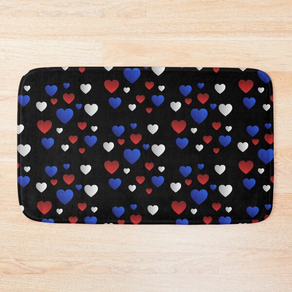 Item preview, Red white and blue hearts designed and sold by Minimalismat.