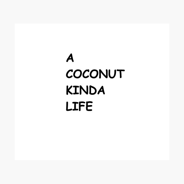 Item preview, Coconut life designed and sold by FashionTimeZone.