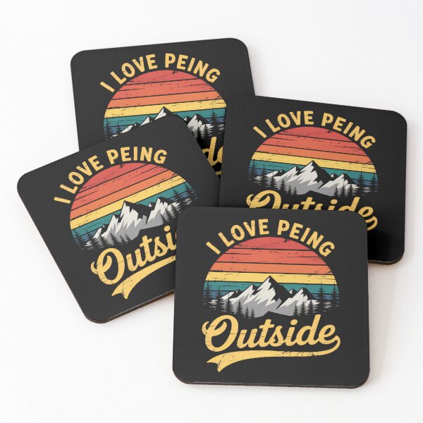 Item preview, I Love Peeing Cutside Hiking Camping designed and sold by Sunset4Bones.