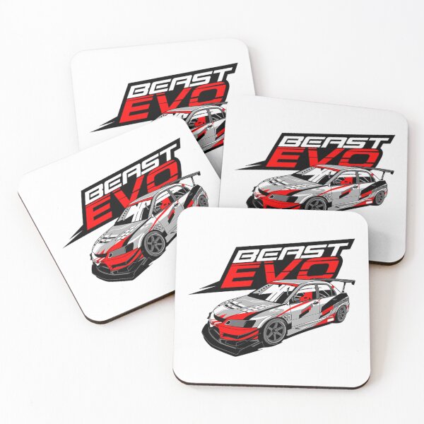 Item preview, Beast Evo Mitsubishi Lancer Evolution JDM Racing Car Graphic designed and sold by thundergearshop.