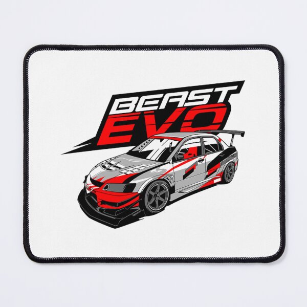 Item preview, Beast Evo Mitsubishi Lancer Evolution JDM Racing Car Graphic designed and sold by thundergearshop.