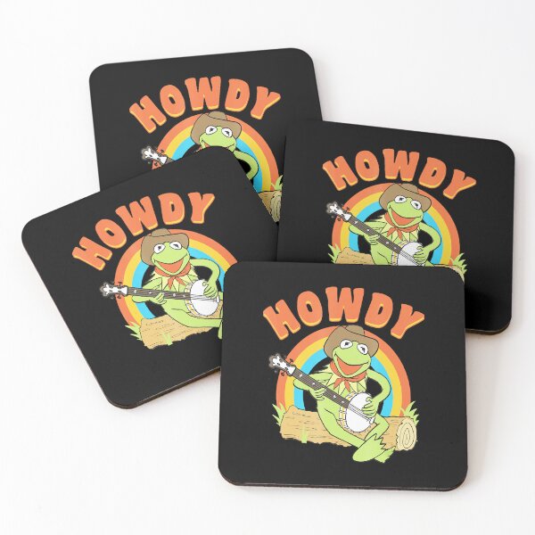 Item preview, The Muppets Kermit The Frog Howdy Retro Chest Logo  designed and sold by Fivenightss33.