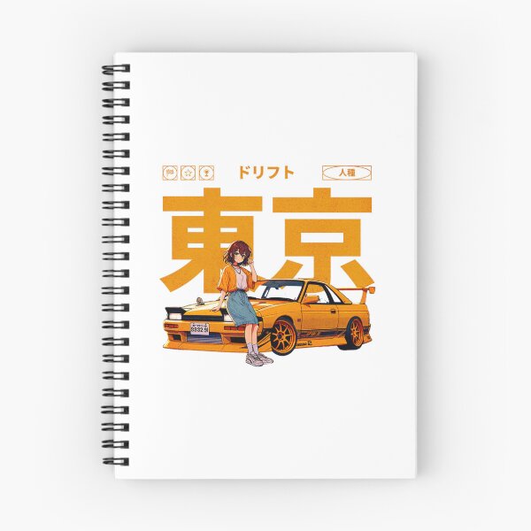 Item preview, Tokyo Drift Anime Girl JDM Car Japanese Street Racing Graphic designed and sold by thundergearshop.
