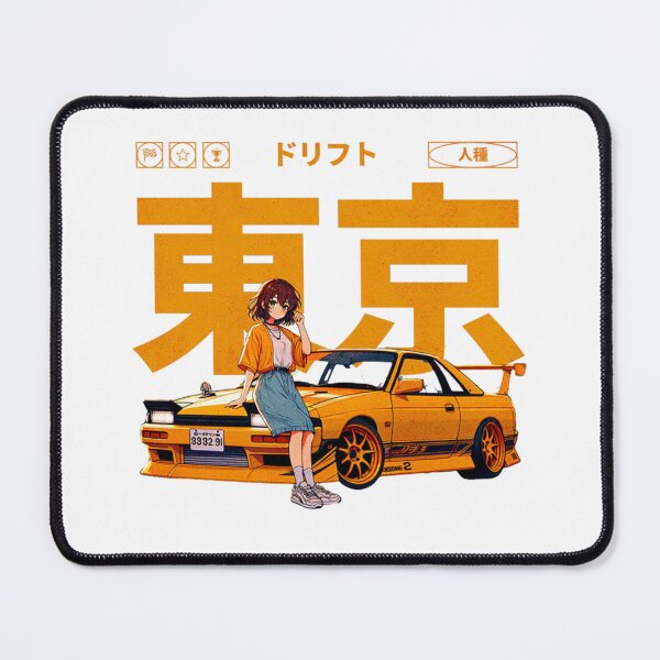 Item preview, Tokyo Drift Anime Girl JDM Car Japanese Street Racing Graphic designed and sold by thundergearshop.