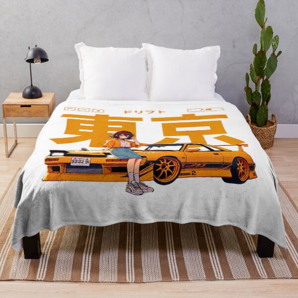 Item preview, Tokyo Drift Anime Girl JDM Car Japanese Street Racing Graphic designed and sold by thundergearshop.