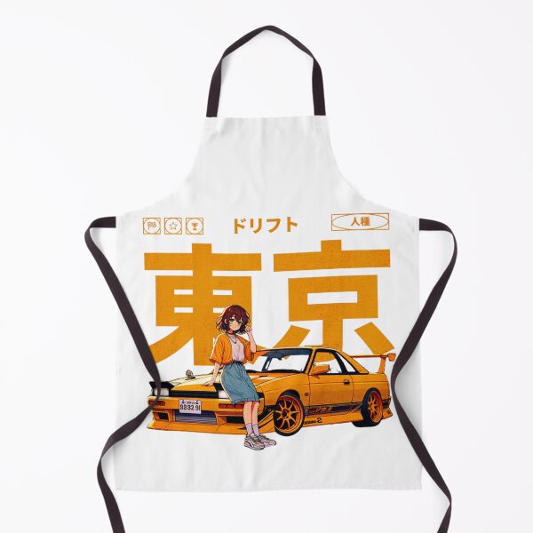 Item preview, Tokyo Drift Anime Girl JDM Car Japanese Street Racing Graphic designed and sold by thundergearshop.
