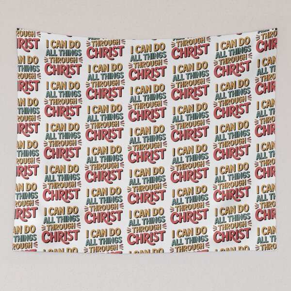 Item preview, I Can Do All Things Through Christ designed and sold by graphic-genie.