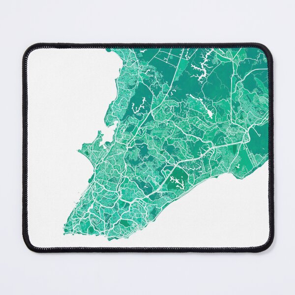 Item preview, Salvador City Map of Bahia, Brazil - Watercolor designed and sold by deMAP.
