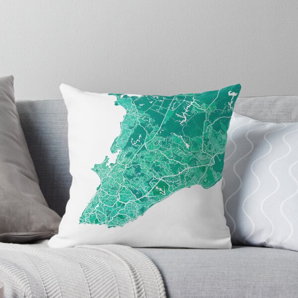 Item preview, Salvador City Map of Bahia, Brazil - Watercolor designed and sold by deMAP.