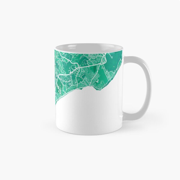 Item preview, Salvador City Map of Bahia, Brazil - Watercolor designed and sold by deMAP.