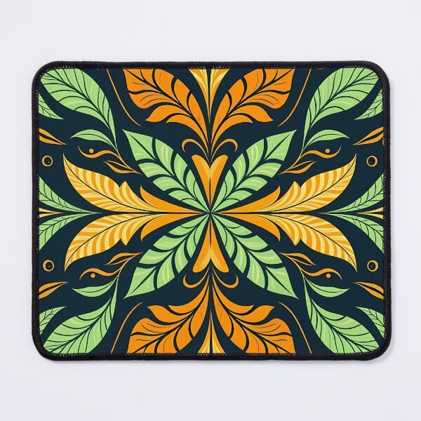 Item preview, Colorful, Flowers & Leaves, Abstract Artistic Stylize, Symmetrical Repeated Texture Pattern (image size 8320x12480) designed and sold by Digital-Davinci.