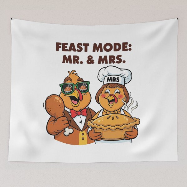 Item preview, Feast Mode Mr. & Mrs. Thanksgiving Turkey  designed and sold by Ayshopcog.