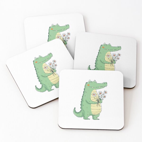 Item preview, An alligator with flowers designed and sold by Baart72.