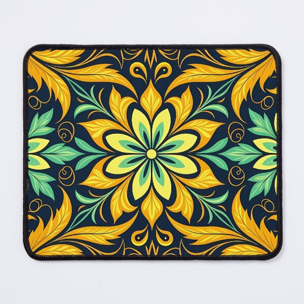 Item preview, Colorful, Flowers & Leaves, Abstract Artistic Stylize, Symmetrical Repeated Texture Pattern (image size 8320x12480) designed and sold by Digital-Davinci.