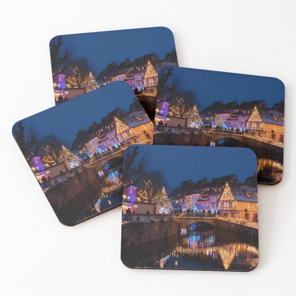 Item preview, Colmar at night during Christmas designed and sold by pietrofoto.