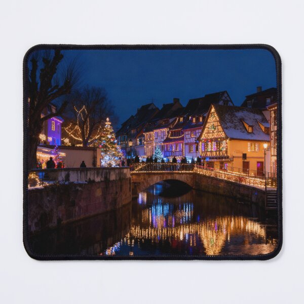 Item preview, Colmar at night during Christmas designed and sold by pietrofoto.