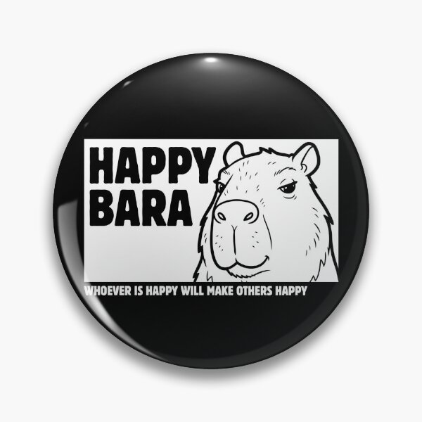 Item preview, Happybara - Whoever is happy will make others happy designed and sold by The magic  Yellow bus.