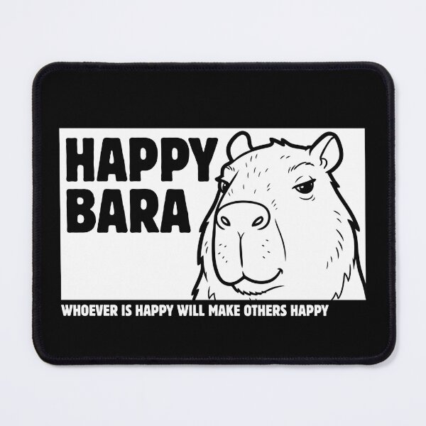 Item preview, Happybara - Whoever is happy will make others happy designed and sold by The magic  Yellow bus.