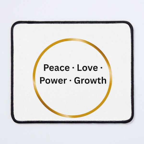 Item preview, Peace Love Power Growth designed and sold by PeaceAndGrowth.