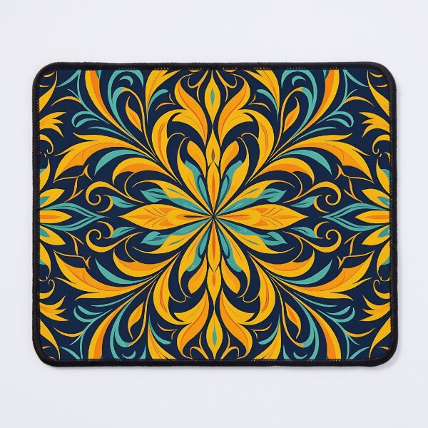 Item preview, Colorful, Flowers & Leaves, Abstract Artistic Stylize, Symmetrical Repeated Texture Pattern (image size 8320x12480) designed and sold by Digital-Davinci.