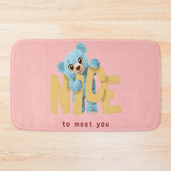 Item preview, Cute Teddy Bear "Nice to Meet You" Design designed and sold by My-Hoodies.