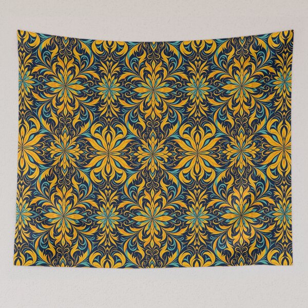 Item preview, Colorful, Flowers & Leaves, Abstract Artistic Stylize, Symmetrical Repeated Texture Pattern (image size 8320x12480) designed and sold by Digital-Davinci.