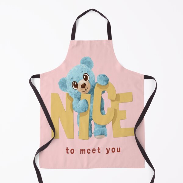Item preview, Cute Teddy Bear "Nice to Meet You" Design designed and sold by My-Hoodies.