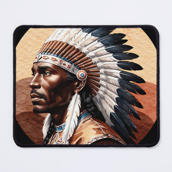 Item preview, Proud Niiji- Indigenous American Man designed and sold by AsheleeBartizal.