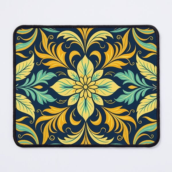 Item preview, Colorful, Flowers & Leaves, Abstract Artistic Stylize, Symmetrical Repeated Texture Pattern (image size 8320x12480) designed and sold by Digital-Davinci.