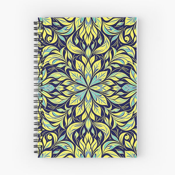 Item preview, Colorful, Flowers & Leaves, Abstract Artistic Stylize, Symmetrical Repeated Texture Pattern (image size 8320x12480) designed and sold by Digital-Davinci.