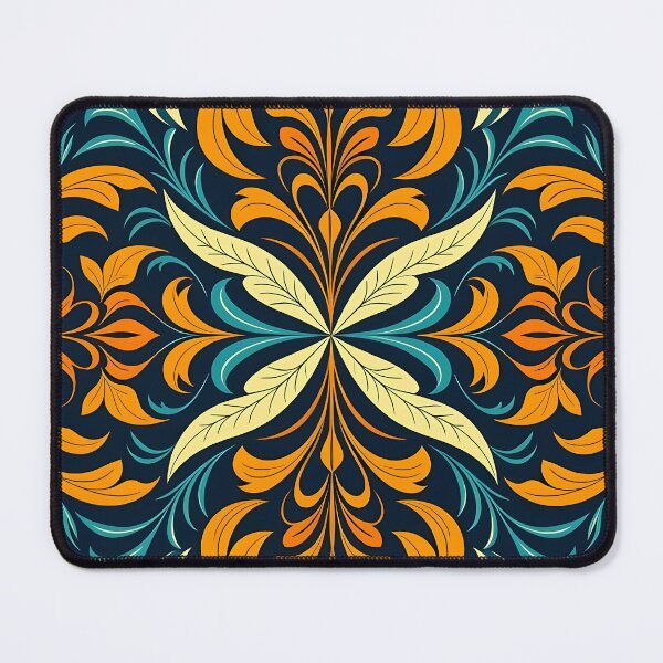 Item preview, Colorful, Flowers & Leaves, Abstract Artistic Stylize, Symmetrical Repeated Texture Pattern (image size 8320x12480) designed and sold by Digital-Davinci.