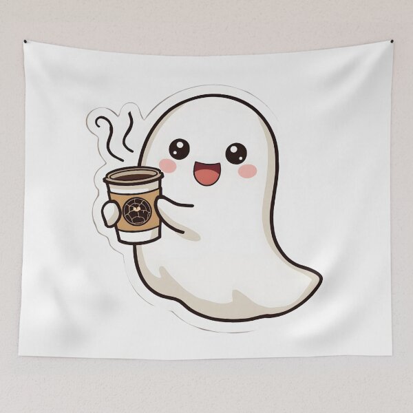 Item preview, Halloween Coffee Lover – Cute & Spooky Design designed and sold by Lu7u.