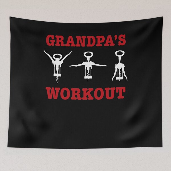 Item preview, Wine Gift Grandpas Workout designed and sold by shoppzee.