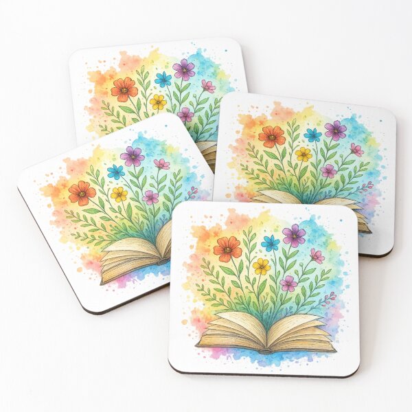 Item preview, Blooming Enchanted Book | Floral Fantasy Reading designed and sold by thatgirlrenee91.