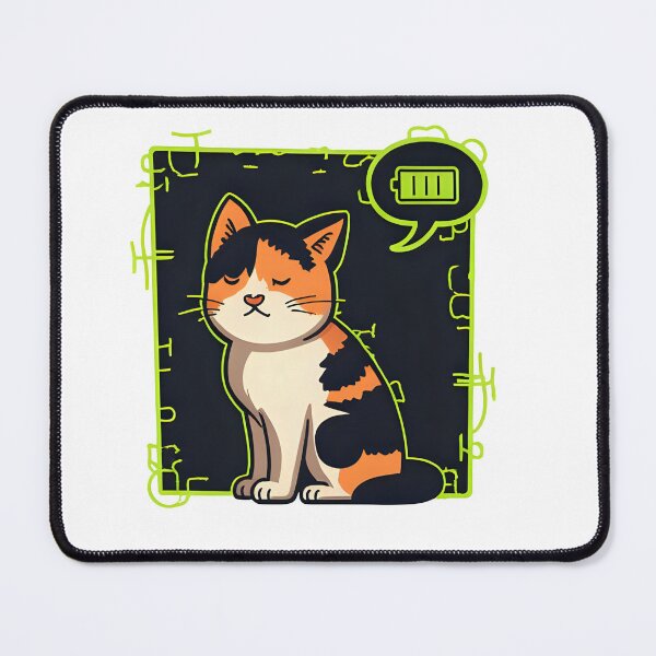 Item preview, Fluffy Calico Cat Art designed and sold by OMAR-AMANY.