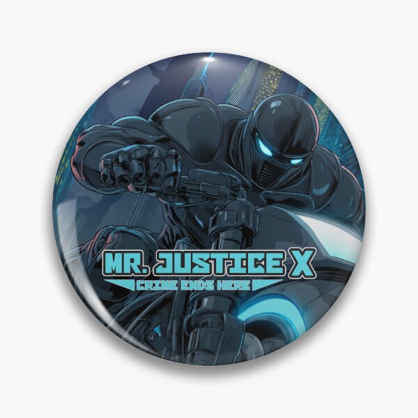 Item preview, MR. JUSTIC X-CRIME ENDS HERE designed and sold by LuharBrothers.