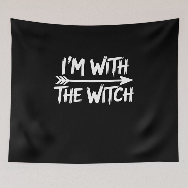 Item preview, Im With The Witch Halloween Funny Matching Couple Men Women designed and sold by JulienAureo.