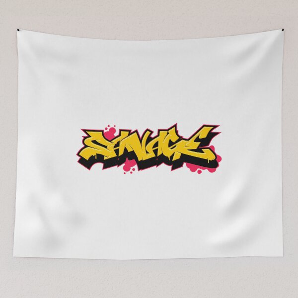 Item preview, Savage Graffiti  - Wild Yellow Urban Street designed and sold by SipanjiGFArt.