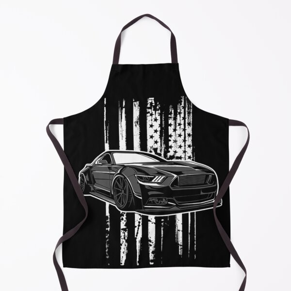 Item preview, Black Mustang American Muscle Car Illustration Art designed and sold by thundergearshop.