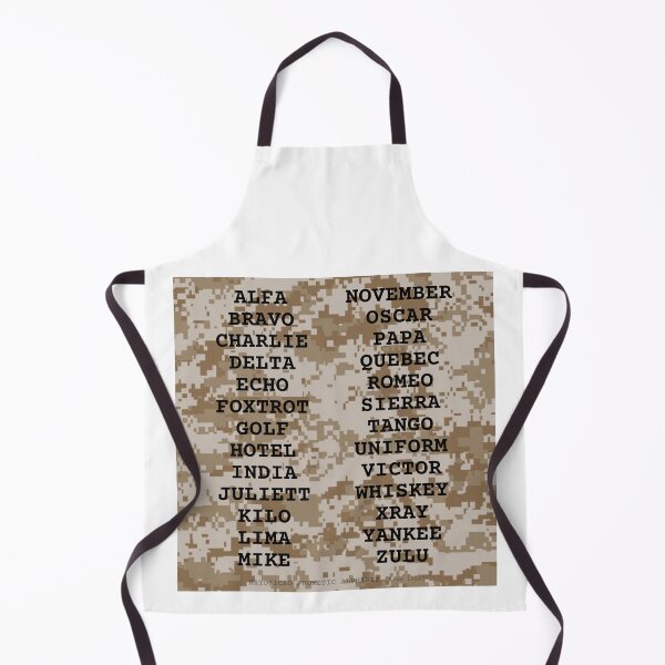 Item preview, NATO Phonetic Alphabet Desert Camo designed and sold by rokket2001.