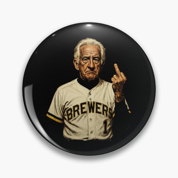 Item preview, Bob Uecker Baseball Meme Middle Finger Parody designed and sold by Minecrafttt44.