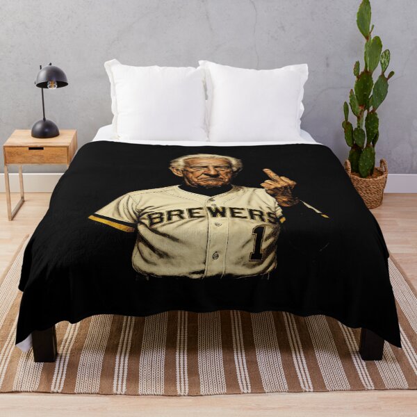 Item preview, Bob Uecker Baseball Meme Middle Finger Parody designed and sold by Minecrafttt44.