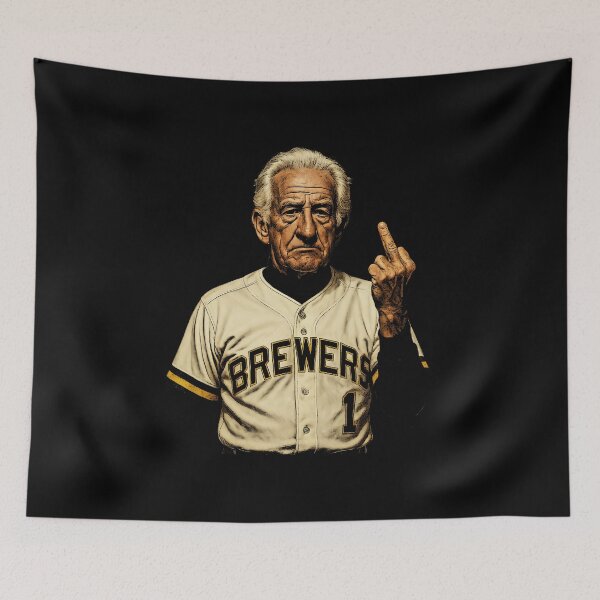 Item preview, Bob Uecker Baseball Meme Middle Finger Parody designed and sold by Minecrafttt44.