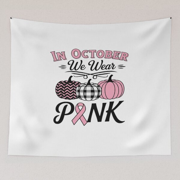 Item preview, In October We Wear Pink Thanksgiving Breast Cancer Awareness designed and sold by JulienAureo.