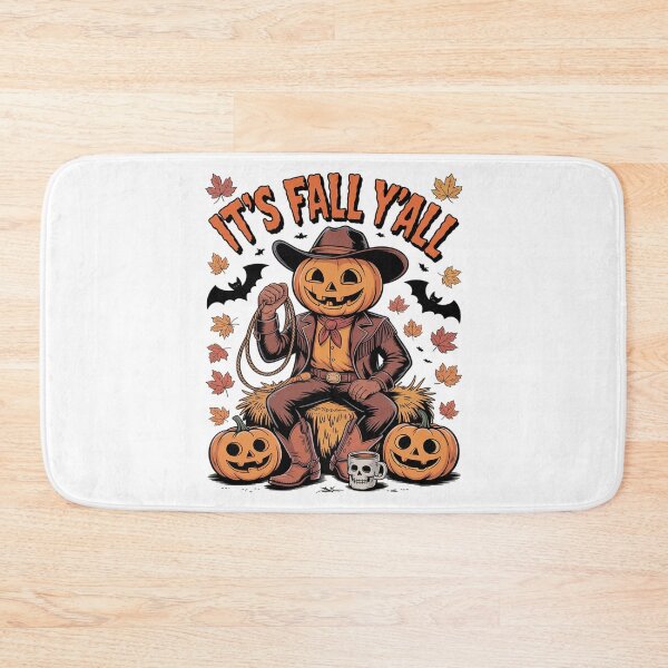 Item preview, It’s Fall Y’all Western Cowboy Pumpkin Halloween designed and sold by JulienAureo.
