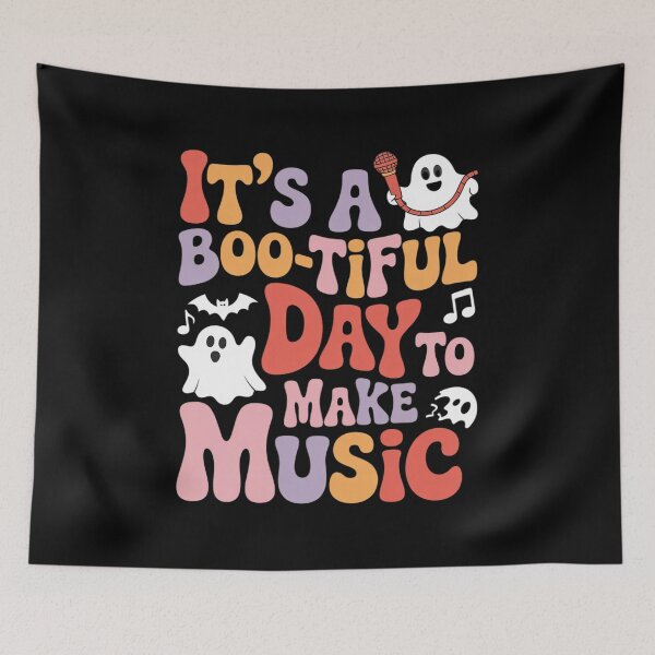 Item preview, It's a Bootiful Day to Make Music Halloween Music Teacher designed and sold by JulienAureo.