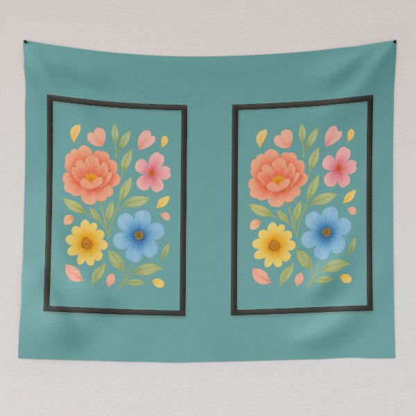 Item preview, Beautiful flowers in a frame. designed and sold by AJTees99.