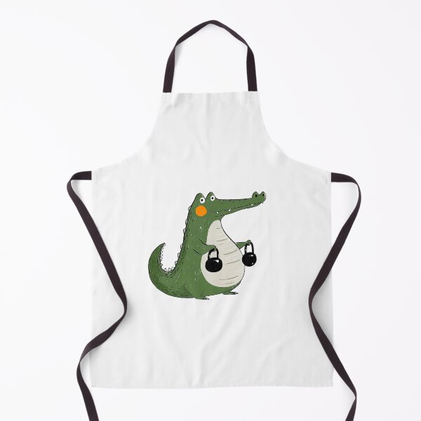 Item preview, An alligator with kettlebells designed and sold by Baart72.
