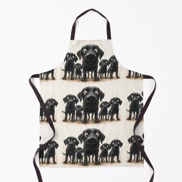 Item preview, Gorgeous Black Labrador Dog Family ' `THe PuPS ' BY SHiRLeY MacARTHuR designed and sold by Shirley MacArthur Art.